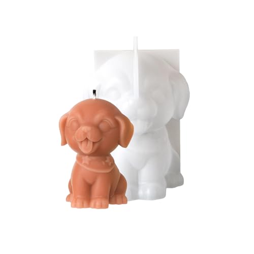 Silikonform Handwerk Kerzenform Hundeform Bastelform Silikon Handgemachte Lieferungen Für Handherstellung Kerze Kleines Hundform Epoxidharz von Tmboryuu