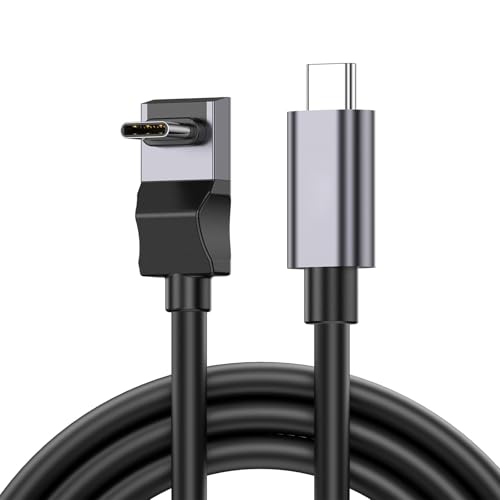 Tmboryuu 100W USB C Um C Kabel 90 Grad 5A Marker Chip 4K Videoübertragung Für Switches Headsets Und Gaming von Tmboryuu