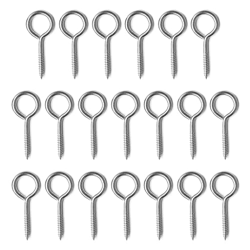 20pieces M3/M4/M5 Gewinde Eingeschraubte Kleiderbügel Edelstahl Augenform Ringhaken Selbsthaken Haken Haken Pflanzer Einschraubungshaken Dekorative Außenstart Freien 20pieces M3/M4/M5 Gewinde Eingeschraubte Kleiderbügel Edelstahl Augenform Ringhaken Selbsthaken Haken Haken Pflanzer Einschraubungshaken Dekorative Außenstart Freien von Tmboryuu