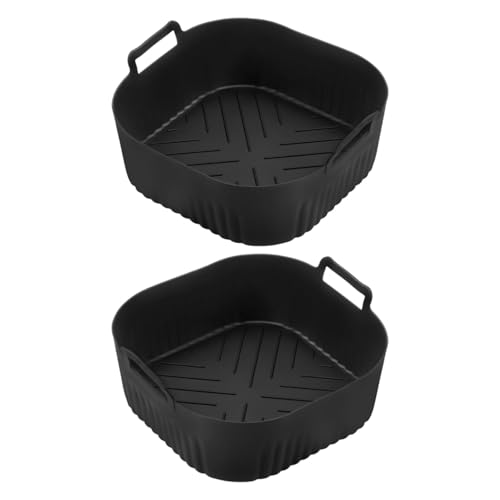 Tmboryuu 2pcs Silikonluft Frittiermaschinen Liner Austausch Für Na229 220 Tablett Backofen Wiederverwendbares Quadratinternenzubehör Wiederverwendbare Luftbraten Maschinen Kochschale von Tmboryuu