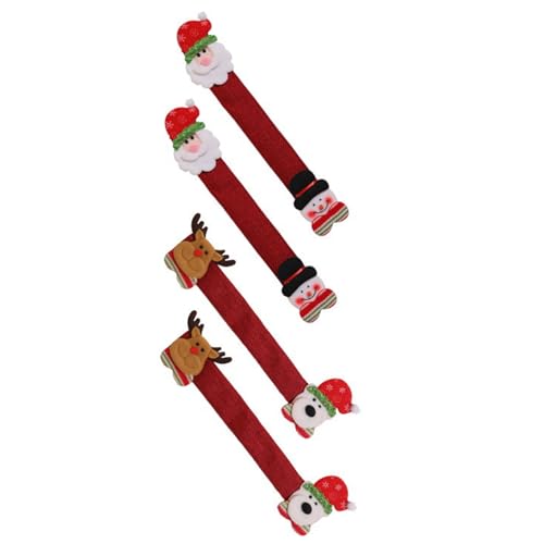 Tmboryuu 4PCS Weihnachtskühlschrank Kühlschrankgriffe Deckbedeckungen Küchengeräte Protektor Tmboryuu 4PCS Weihnachtskühlschrank Kühlschrankgriffe Deckbedeckungen Küchengeräte Protektor von Tmboryuu