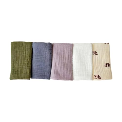 Tmboryuu 5 Teiliges Set Sanftes Baumwollkindwaschanlagen Badezeit Essentielles Handtuch 25x25 cm Unisex Design Kleines Taschentuch Atmungsaktives Säuglingsbadzubehör Tmboryuu 5 Teiliges Set Sanftes Baumwollkindwaschanlagen Badezeit Essentielles Handtuch 25x25 cm Unisex Design Kleines Taschentuch Atmungsaktives Säuglingsbadzubehör von Tmboryuu
