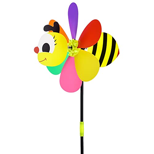 Tmboryuu Animal Windmill Garden Wind Spinner Kinder Spielzeug Schöne Cartoon Whirligig Pinwheels Yard Rasen Außendekorationen Garten Pinwheels von Tmboryuu