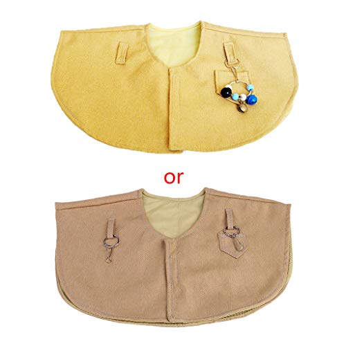Tmboryuu Anti Kratzer Vogel Schulter Beschützer Cape Anti Poops Schulterpolster Schal Schutzschal Für Papageienspielzeug Anzug Leinengurt von Tmboryuu