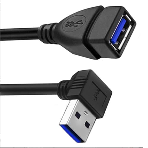 Tmboryuu Flexible USB3.0 Verlängerungskabel Mit 90 Grad Zur Verbesserung Der Konnektivität Und Haltbarkeit Für Laptop USB Scheibe von Tmboryuu