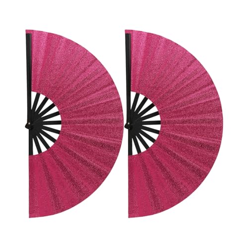 Tmboryuu Funkelnde Faltbare Party Fan Glitzer Design Leichter Gewicht Kungfu Fan Für Konzerte Clubs Festivals Benutzerfreundliche Dekoration Musikfestival Glitzern Glitzern von Tmboryuu
