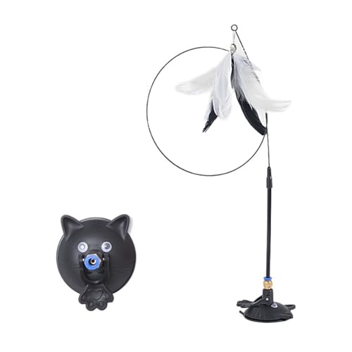 Tmboryuu Interaktiver Haustierspielzeug Elastischer Stahldraht Starker Saugbasis Für Springen Und Mentale Stimulation Haustier Teaser Spielzeug von Tmboryuu