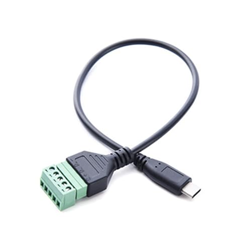 Tmboryuu Lötloser Typ C Männlicher Terminaliertes Kabel 480 Mbit/S Für Effiziente Lade Und Datenübertragungskompatios Verschiedene Geräte von Tmboryuu