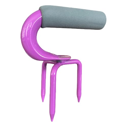Tmboryuu Manuelles Bodenkultivierer Klaue Implementieren Mit Spikes Ergonomisch Stoßdämpfergriff Für Effiziente Gartenbettvorbereitungen Dreieckiger Symmetrischer Gartenanbeteranbauer von Tmboryuu