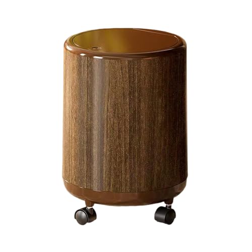 Tmboryuu Modeholzkörner Mülleimer Mit Deckel Und Rädern 12 L Kapazität Rollender Müllbehälter Für Küchenbadezimmer Haus Decors Küchenabfallbehälter Tmboryuu Modeholzkörner Mülleimer Mit Deckel Und Rädern 12 L Kapazität Rollender Müllbehälter Für Küchenbadezimmer Haus Decors Küchenabfallbehälter von Tmboryuu