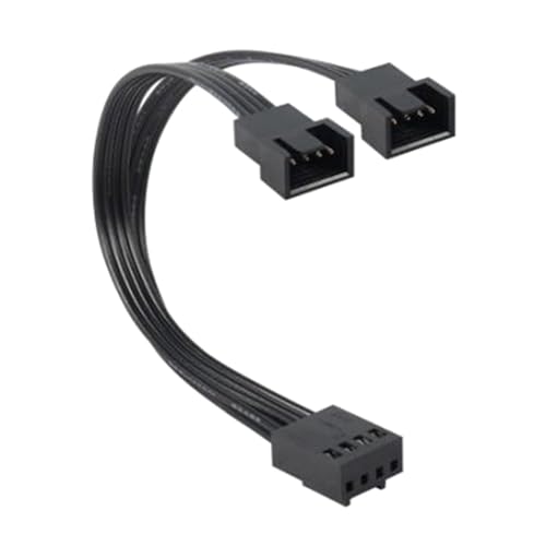 Tmboryuu Motherboard 4Pin Lüfter Splitterkabel Unterstützt Zwei Lüfter 10 cm Kurzer Kupferdraht Tmboryuu Motherboard 4Pin Lüfter Splitterkabel Unterstützt Zwei Lüfter 10 cm Kurzer Kupferdraht von Tmboryuu