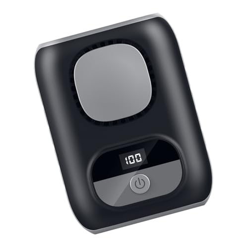 Tmboryuu Multifunktionales Tragbares Kühllüfter 5 Geschwindigkeit Taillenmontage Kühllüfter Digitale Display Für Campingreisen Freien von Tmboryuu