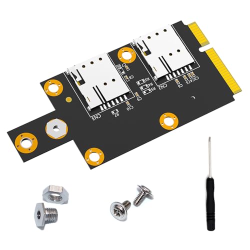 Tmboryuu Schlüssel Zu PCIe Adapter Gurten Doppelkarte 3G Adapter Multifunktion Bequeme Modulanschlüsse von Tmboryuu