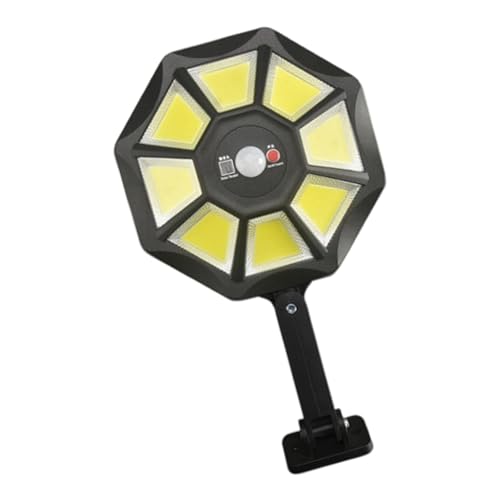 Tmboryuu Solargartenleuchten LED Zaunbeleuchtung Freien Garten Dekorationen Abs Textur Bewegungssensoren Hof Zaun Terrasse Licht Bewegungssensor Wandleuchte von Tmboryuu