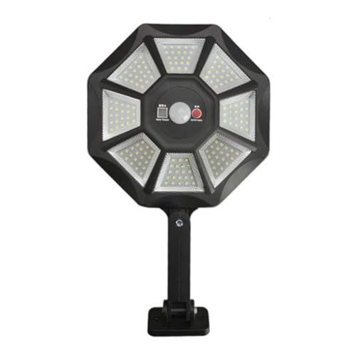 Tmboryuu Solargartenleuchten LED Zaunbeleuchtung Freien Garten Dekorationen Abs Textur Bewegungssensoren Hof Zaun Terrasse Licht Bewegungssensor Wandleuchte von Tmboryuu