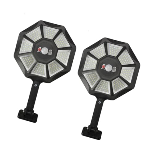 Tmboryuu Solargartenleuchten LED Zaunbeleuchtung Freien Garten Dekorationen Abs Textur Bewegungssensoren Hof Zaun Terrasse Licht Bewegungssensor Wandleuchte von Tmboryuu
