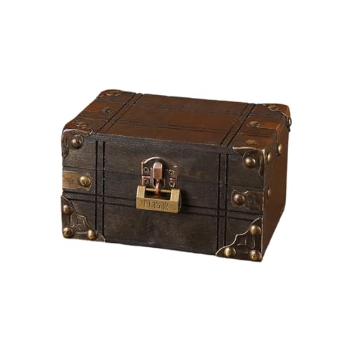 Tmboryuu Stabile Seepreizende Abenteuer Lockable Holzbox Antique Styles Speicherlösung Für Wertsachen Und Erinnerungsstücke Handgefertigte Holzbox von Tmboryuu