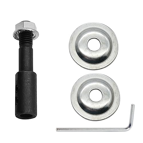 Tragbare Elektrische Bohrerbekehrungsscheibenradverlängerungsstange Spindeladapter Beton Granitsteinpolierpolier Schneidem Schleifrad Stahl Anodiert Schwarz Finish Gut von Tmboryuu