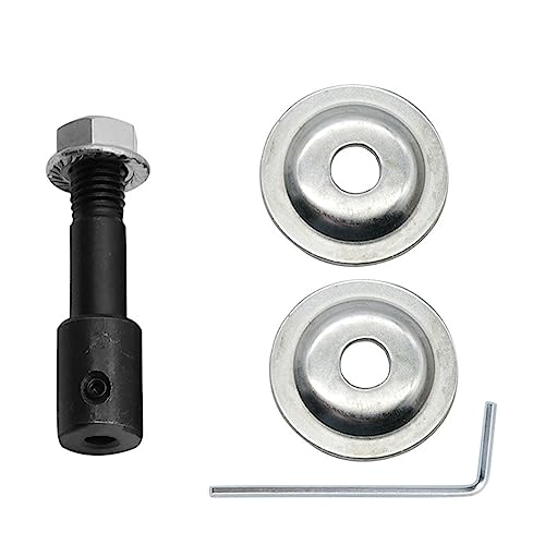 Tragbare Elektrische Bohrerbekehrungsscheibenradverlängerungsstange Spindeladapter Beton Granitsteinpolierpolier Schneidem Schleifrad Stahl Anodiert Schwarz Finish Gut von Tmboryuu