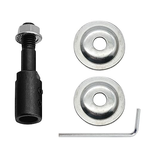 Tragbare Elektrische Bohrerbekehrungsscheibenradverlängerungsstange Spindeladapter Beton Granitsteinpolierpolier Schneidem Schleifrad Stahl Anodiert Schwarz Finish Gut von Tmboryuu