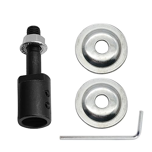 Tragbare Elektrische Bohrerbekehrungsscheibenradverlängerungsstange Spindeladapter Beton Granitsteinpolierpolier Schneidem Schleifrad Stahl Anodiert Schwarz Finish Gut von Tmboryuu