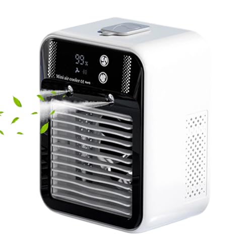 Tragbarer Desktop Luftkühllüfter Mit 2 Geschwindigkeits Kühllüfterlüftungslüfter Für Schlafsaalstudienbetriebe Office Outdoor Energieeinsparung Tragbarer Klimaanlage von Tmboryuu