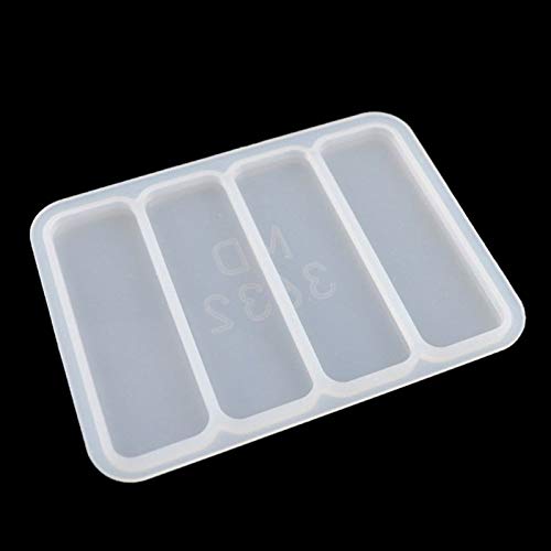 Verschiedene Formen Haarklammern Formen Haarstift Silikonform Harz Epoxid Barrette Formkristallform Harz Crafting Form von Tmboryuu