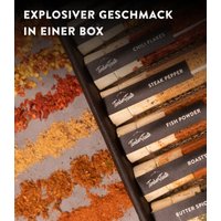 Chili Und Bbq Gewürze Geschenkset Männer [10Er Kombi-Set] - 5 Erlesene Grill Kräuter + Scharfe Gewürzset von TmbrTaste