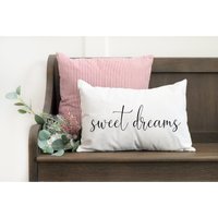 Süße Träume Kissen, Süße Babyzimmer Benutzerdefinierte Personalisiertes Housewarminggeschenk, Home Decor von TmolosCo