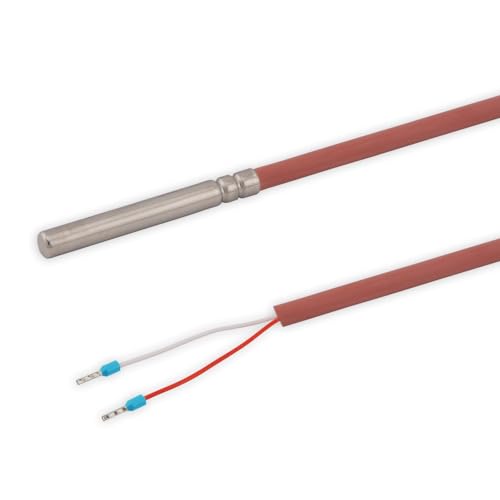 Tmonit - Temperaturfühler NTC 2,2 kOhm | 2 Meter Silikon-Leitung | bis +200°C | Made in Germany | Temperatursensor Fühler Kabelfühler Solarfühler Tmonit - Temperaturfühler NTC 2,2 kOhm | 2 Meter Silikon-Leitung | bis +200°C | Made in Germany | Temperatursensor Fühler Kabelfühler Solarfühler von Tmonit