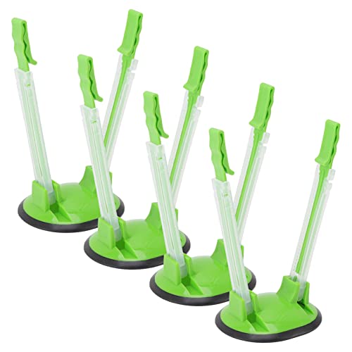 4 Stück Plastiktütenhalter Rack Taschenhalter Ständer Hände Frei Gefrierbeutel Halter Ständer mit Rutschfester Basis für die Küche von Tnfeeon