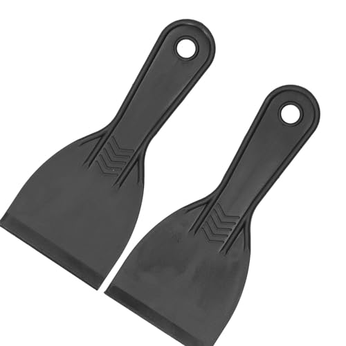 Black ABS 3D-Drucker-Spatel, ergonomisches Griffdesign, langlebiges Material, schützt den Aufkleber und das warme Bett, passt perfekt zu PalettePuttyKife, für eine optimale Leistung von Tnfeeon