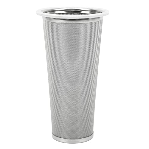Cold Brew Kaffeefilter, 304 Edelstahl Filter Kaffee Tee Infuser Kaffeesieb Mason Canning Jar Mesh Kaffeefilter(8x15cm/3.1x5.9in) von Tnfeeon