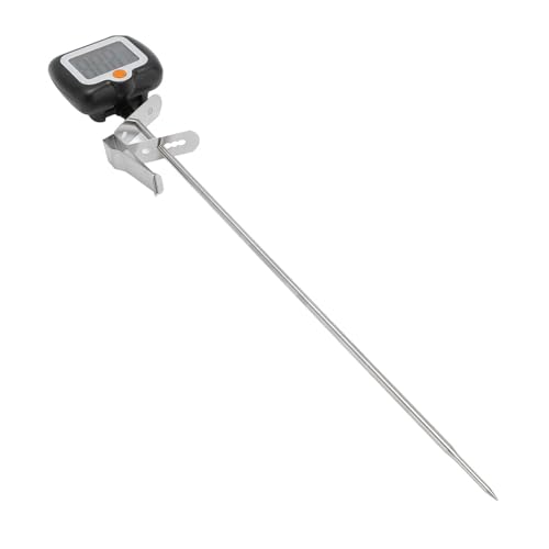 Digital Candy Thermometer mit Topf Edelstahl Langer Sonde Hohe Genauigkeit Braten -Öl -Thermometer Zum Kochen des Backens von Tnfeeon