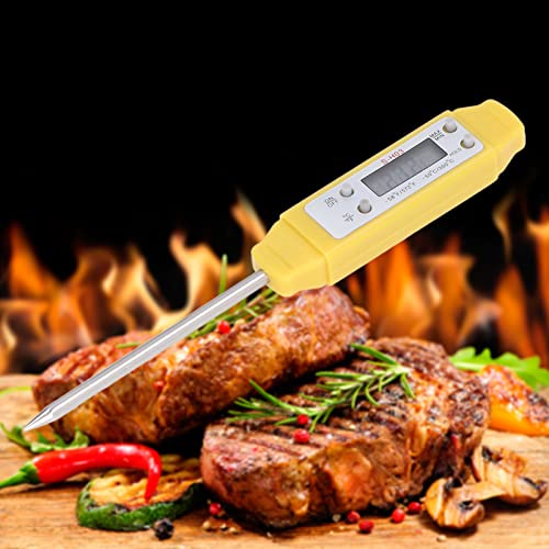 Digital Food Thermometer Digital Food Thermometer Automatic Calibration Pen High Accuracy Electronic Pocket Thermometer Yellow for Home Use Multifunctional Accessory (YELLOW) von Tnfeeon