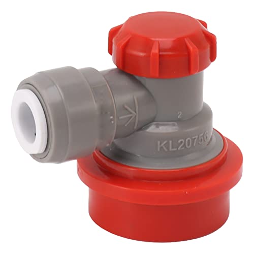 Double Tight Push-to-Connect-Fittings Push-in-Schnellverbinder-Adapter Duotight Push-in-Fitting-Kugelverriegelung Schnelltrenn-Push-in-Fitting-Kugel (Rotes Gas) von Tnfeeon
