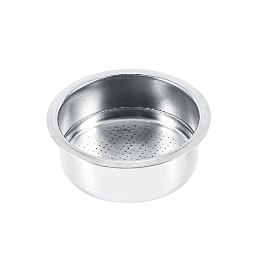 Edelstahl Kaffee 2 Tasse Filterkorb Sieb Kaffeemaschine Zubehör für GUSTINO von Tnfeeon