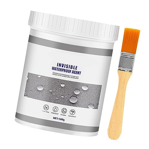 Ein wirksames wasserfestes Versiegelungsmittel, eine undichte Vorbeugung auf Zement von Wandfliesen, eine langfristig für Keramikfliesen [einfache Anwendung] [1 x Pinsel] (100 g) von Tnfeeon