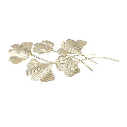 Einzigartiges Design Ginkgo Blätter Metall Wand Skulptur 3D Wanddekoration Eisen Kunst Wohnkultur 23,6 X 13,8 Zoll für Wohnzimmer Studie Einzigartiges Design Ginkgo Blätter Metall Wand Skulptur 3D Wanddekoration Eisen Kunst Wohnkultur 23,6 X 13,8 Zoll für Wohnzimmer Studie von Tnfeeon