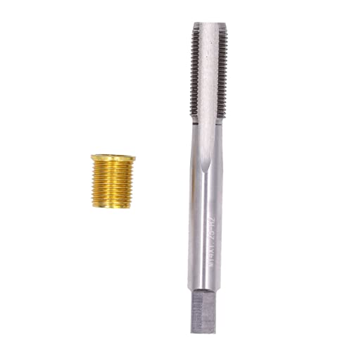 Gewindeeinsätze und Wasserhahn-Set, M12 x 1,25 mm, M14 x 1,25 Tap, Hochgeschwindigkeitsstahl, für Motoren mit Gewindeeinsätze und Wasserhahn-Set, M12 x 1,25 mm, M14 x 1,25 Tap, Hochgeschwindigkeitsstahl, für Motoren mit von Tnfeeon