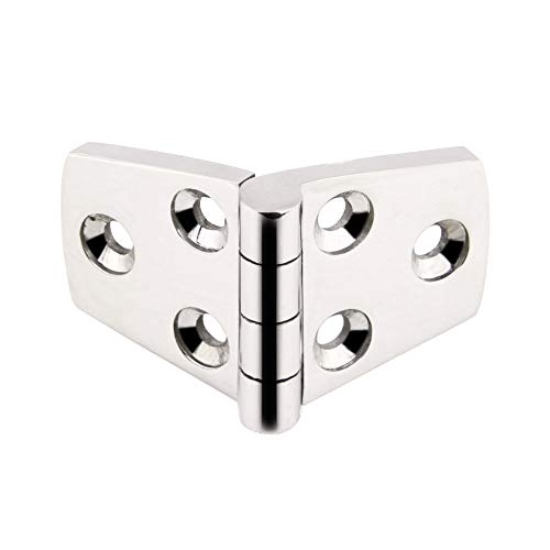 Hardware-Scharnier, hochwertiges Material, spiegelpolierte Oberfläche, integrierter Riegel, mühelose Installation, breite Vielseitigkeit, hergestellt aus Edelstahl 316, 103 x 27 mm, 103 x 27 mm Hardware-Scharnier, hochwertiges Material, spiegelpolierte Oberfläche, integrierter Riegel, mühelose Installation, breite Vielseitigkeit, hergestellt aus Edelstahl 316, 103 x 27 mm, 103 x 27 mm von Tnfeeon