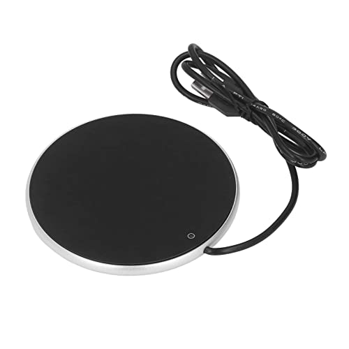 Intelligente 55 ° C konstante Temperatur Kaffeemaschine für Büro, USB-Kerzenhalter, warme Kaffeeersparnis für den Schreibtisch (Silber) von Tnfeeon