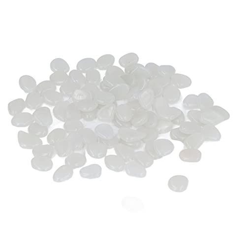 Leuchtender Stein, leuchtend, wiederverwendbar, hochwertiges Material, auffällig, leichte und breite Verwendung, leuchtende Kieselsteine mit Umgebungslicht für Wanderwege von Tnfeeon