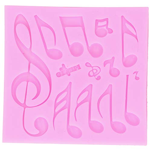 Silikonform 13-Cavity Musical Note DIY für Kuchen Schokoladenseife Aromatherapie Ultraleichter Ton von Tnfeeon