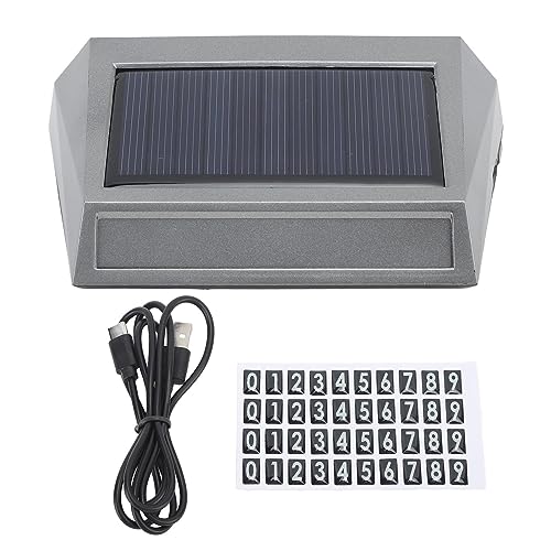 Tnfeeon Solaraufladbarer Auto-Luftreiniger, Kompakt und Tragbar, Luftreinigung mit Intelligentem Sensor, Ozon-Desodorierung für eine Frische Fahrumgebung von Tnfeeon