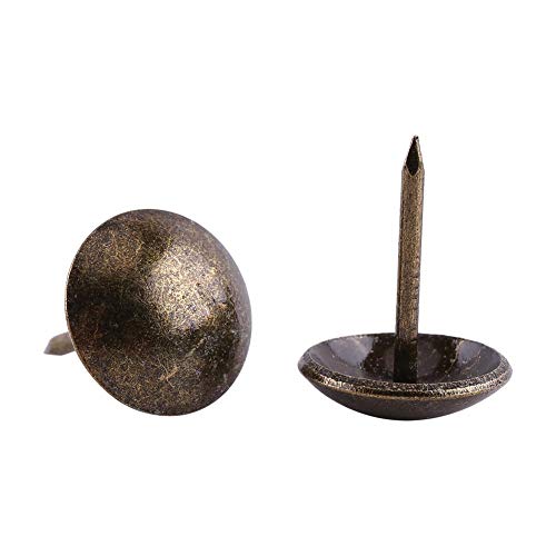 Tnfeeon 100pc Vintage Polsternägel Bronze Metallanhänger für Möbel Sofa Schuhtür Dekorative Tack Stud(13 * 17 mm) von Tnfeeon