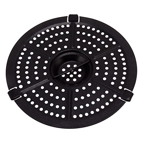 Tnfeeon 15,5 Cm 6,1 Zoll Fritteuchter Ersatz Grill Pfanne Non -Stick Fritteuchter Ersatz Knirschtere Platte Eisengummi, für Französische Pommes, Pizza, Hühnchen, 1 Pack von Tnfeeon
