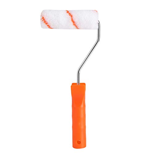 Tnfeeon 4-Zoll-Farbwalzen-Set Erreichen Professionelle Finish auf Halbfröhlichen Oberflächen Ideal für Küchenschränke und Metalltüren Leichtes und Langlebiges Polyester- und TPR-Orange-10-teiliger von Tnfeeon