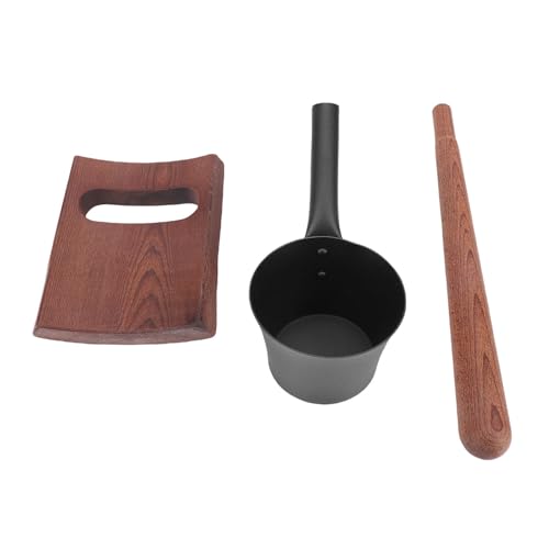 Tnfeeon 5 -Liter Aluminium -Sauna Eimer mit Langem Holzgriff Kelle Kit für Home Spa Outdoor Heiße Frühling Dampfbad Dusche Accessoire Tnfeeon 5 -Liter Aluminium -Sauna Eimer mit Langem Holzgriff Kelle Kit für Home Spa Outdoor Heiße Frühling Dampfbad Dusche Accessoire von Tnfeeon