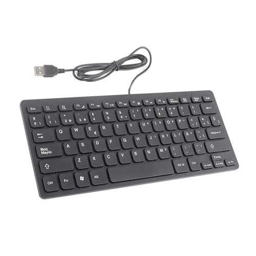 Tnfeeon 78 Tasten mit der -Tastatur mit Kabel von Tnfeeon